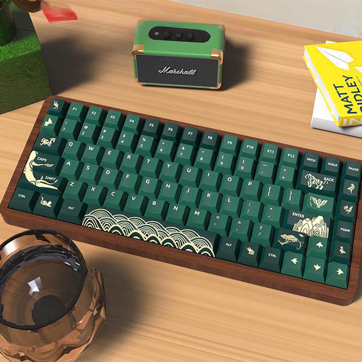 NEOKEY Animal Forest PBT Keycap Set - 5-Side Dye-Sub, OEM Profile (US/UK-Intl Legends)