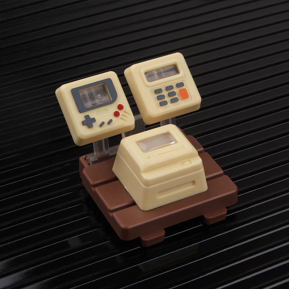 Custom Keycaps - Light Transmission Keycaps - Classic Retro Mechanical Backlit Keyboard Keycap. Suitable for Most MX Switches RGB PC Gamer Mechanical Keyboard