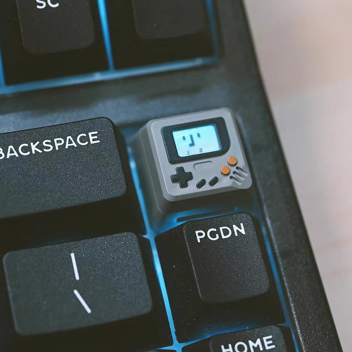 Custom Keycaps - Light Transmission Keycaps - Classic Retro Mechanical Backlit Keyboard Keycap. Suitable for Most MX Switches RGB PC Gamer Mechanical Keyboard